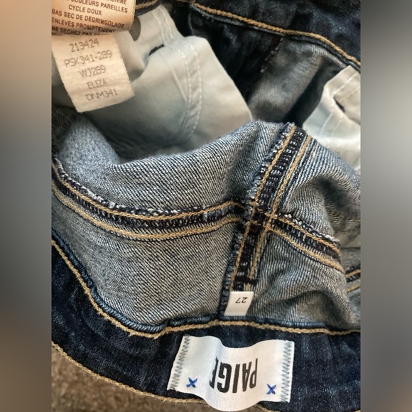 Preowned Paige Eliza Skinny Peg Jeans - Medium Wash - 27 - Picture 3 of 3